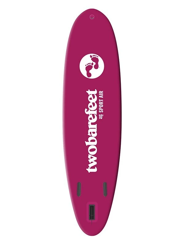 Two Bare Feet Sport Air (Allround) 10'6" X 33" X 4.75" Inflatable SUP Deluxe Fibreglass Pack (Raspberry) 2 Two Bare Feet Sport Air (Allround) 10'6" X 33" X 4.75" Inflatable SUP Deluxe Fibreglass Pack (Raspberry) - Image 2