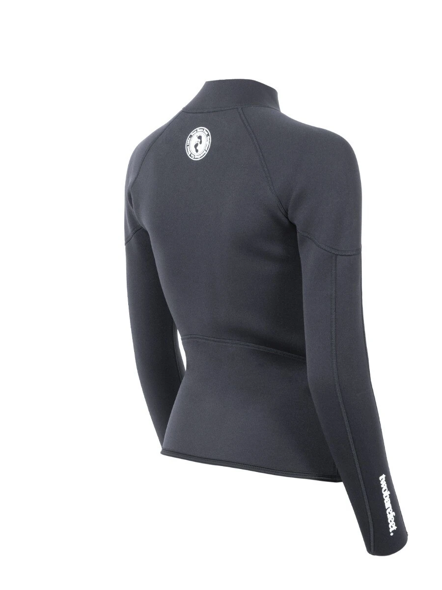 Two Bare Feet Unisex Perspective Full Zip 2.5mm Wetsuit Jacket (Black) 6 Two Bare Feet Unisex Perspective Full Zip 2.5mm Wetsuit Jacket (Black) - Image 6