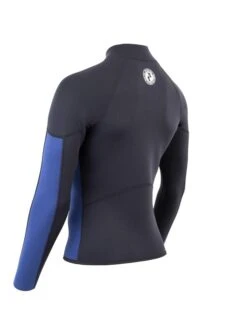 Two Bare Feet Perspective Full Zip 2.5mm Wetsuit Jacket (Black/Blue) -Surf Tide Motion unisex perspective full zip jacket black blue denim 4