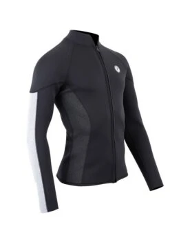 Two Bare Feet Perspective Full Zip 2.5mm Wetsuit Jacket (Black/Grey/Grey) 15 Two Bare Feet Perspective Full Zip 2.5mm Wetsuit Jacket (Black/Grey/Grey) -Surf Tide Motion unisex perspective full zip jacket black grey grey 8