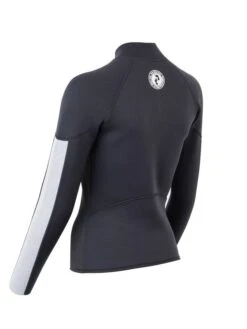 Two Bare Feet Unisex Perspective Half Zip 2.5mm Wetsuit Jacket (Black/Grey/Grey) -Surf Tide Motion unisex perspective half zip jacket black grey grey 4