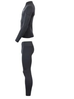 Two Bare Feet Perspective Half Zip 2.5mm Wetsuit Jacket & Pants Set (Black) -Surf Tide Motion unisex perspective half zip jacket black vista pants 4