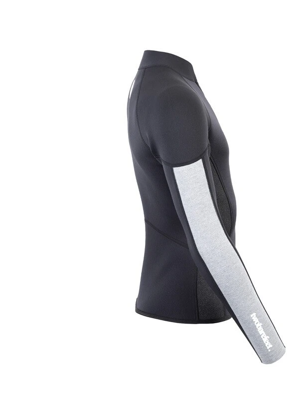 Two Bare Feet Perspective Half Zip 2.5mm Wetsuit Jacket (Black/Grey/Grey) 7 Two Bare Feet Perspective Half Zip 2.5mm Wetsuit Jacket (Black/Grey/Grey) - Image 7