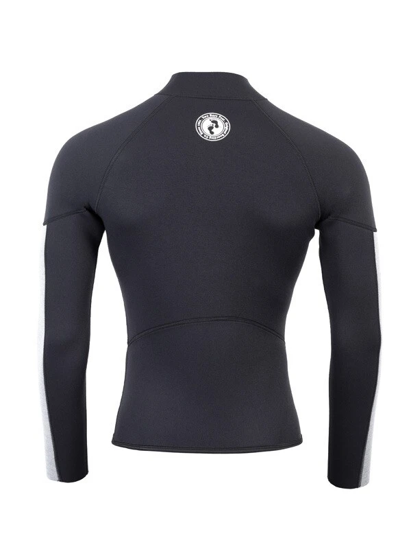 Two Bare Feet Perspective Half Zip 2.5mm Wetsuit Jacket & Pants Set (Black/Grey/Grey) 6 Two Bare Feet Perspective Half Zip 2.5mm Wetsuit Jacket & Pants Set (Black/Grey/Grey) - Image 6