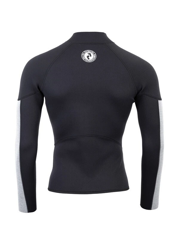 Two Bare Feet Perspective Full Zip 2.5mm Wetsuit Jacket & Pants Set (Black/Grey/Grey) 6 Two Bare Feet Perspective Full Zip 2.5mm Wetsuit Jacket & Pants Set (Black/Grey/Grey) - Image 6