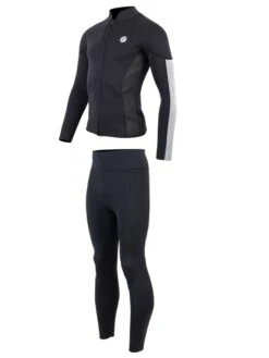 Two Bare Feet Perspective Full Zip 2.5mm Wetsuit Jacket & Pants Set (Black/Grey/Grey) 10 Two Bare Feet Perspective Full Zip 2.5mm Wetsuit Jacket & Pants Set (Black/Grey/Grey) -Surf Tide Motion ur1c7a t 1