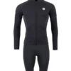 Two Bare Feet Perspective Full Zip 2.5mm Wetsuit Jacket & Shorts Set (Black/Grey/Grey)