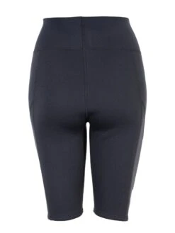 Two Bare Feet Womens Aspect Fleece Lined Zipless Thermal 2.5mm Superstretch Wetsuit Top & Shorts Set (Black/Grey Stripes) -Surf Tide Motion wcwsxh x