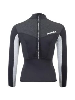 Two Bare Feet Womens Aspect Back Zip 2.5mm Wetsuit Jacket & Hotpants Set (Black/Grey/Grey) 13 Two Bare Feet Womens Aspect Back Zip 2.5mm Wetsuit Jacket & Hotpants Set (Black/Grey/Grey) -Surf Tide Motion wfcv24 c