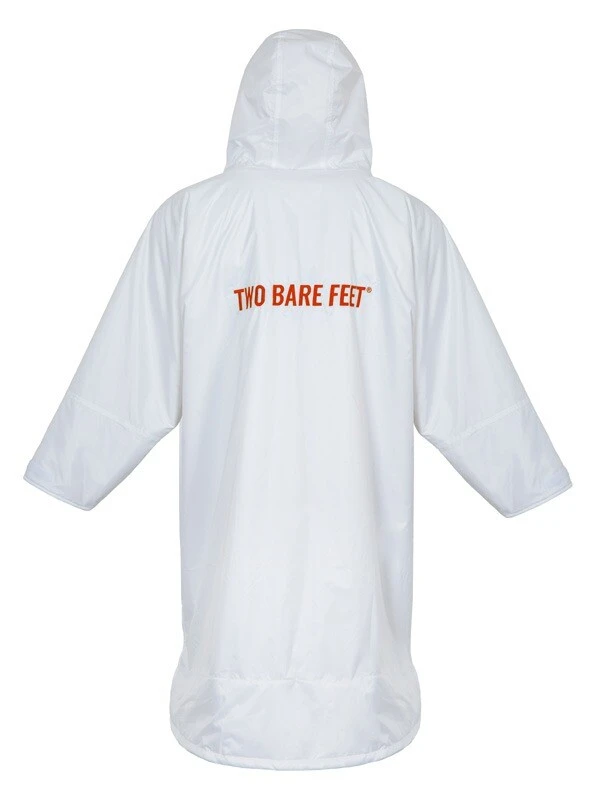 Two Bare Feet Weatherproof Changing Robe (White/Red) 2 Two Bare Feet Weatherproof Changing Robe (White/Red) - Image 2