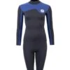 Two Bare Feet Womens Aspect Back Zip 2.5mm Wetsuit Jacket & Shorts Set (Black/Blue)