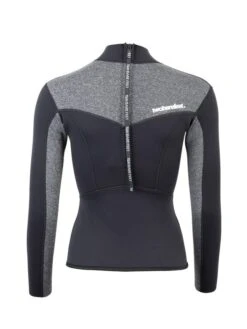 Two Bare Feet Womens Aspect Back Zip 2.5mm Wetsuit Jacket (Black/Grey) -Surf Tide Motion womens aspect back zip jacket black delta 5