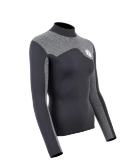 Two Bare Feet Womens Aspect Back Zip 2.5mm Wetsuit Jacket (Black/Grey) -Surf Tide Motion womens aspect back zip jacket black delta 8