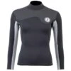Two Bare Feet Womens Aspect Back Zip 2.5mm Wetsuit Jacket (Black/Grey/Grey)