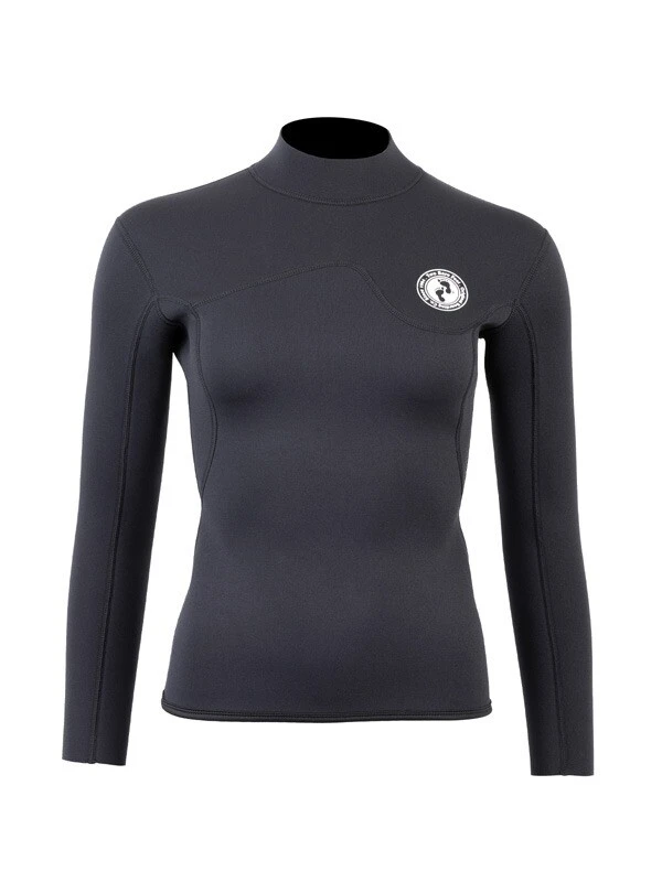 Two Bare Feet Womens Aspect Back Zip 2.5mm Wetsuit Jacket (Black) 1 Two Bare Feet Womens Aspect Back Zip 2.5mm Wetsuit Jacket (Black)