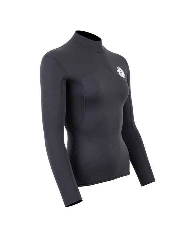 Two Bare Feet Womens Aspect Back Zip 2.5mm Wetsuit Jacket (Black) 8 Two Bare Feet Womens Aspect Back Zip 2.5mm Wetsuit Jacket (Black) - Image 8