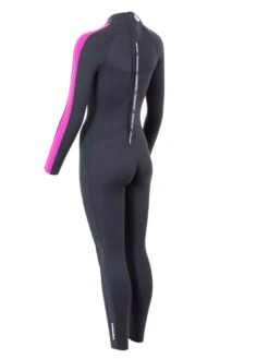 Two Bare Feet Flare 2.5mm Womens Superstretch Full Length Wetsuit (Raspberry) -Surf Tide Motion womens flare full raspberry 4