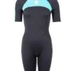 Two Bare Feet Flare 2.5mm Womens Superstretch Shorty Wetsuit (Mint)