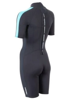 Two Bare Feet Flare 2.5mm Womens Superstretch Shorty Wetsuit (Mint) -Surf Tide Motion womens flare shorty mint 4
