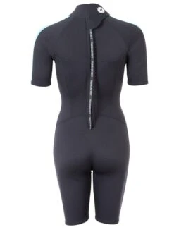 Two Bare Feet Flare 2.5mm Womens Superstretch Shorty Wetsuit (Mint) -Surf Tide Motion womens flare shorty mint 5