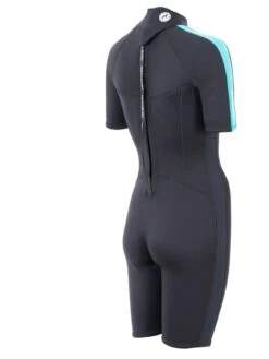 Two Bare Feet Flare 2.5mm Womens Superstretch Shorty Wetsuit (Mint) -Surf Tide Motion womens flare shorty mint 6