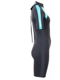 Two Bare Feet Flare 2.5mm Womens Superstretch Shorty Wetsuit (Mint) -Surf Tide Motion womens flare shorty mint 7