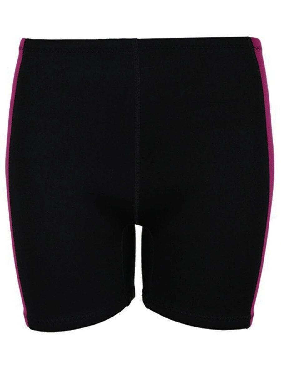 Two Bare Feet Womens Harmony 3mm Wetsuit Shorts (Black / Raspberry) 1 Two Bare Feet Womens Harmony 3mm Wetsuit Shorts (Black / Raspberry)