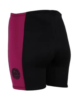 Two Bare Feet Womens Harmony 3mm Wetsuit Shorts (Black / Raspberry) 11 Two Bare Feet Womens Harmony 3mm Wetsuit Shorts (Black / Raspberry) -Surf Tide Motion womens harmony 3mm wetsuit shorts black raspberry 4 1