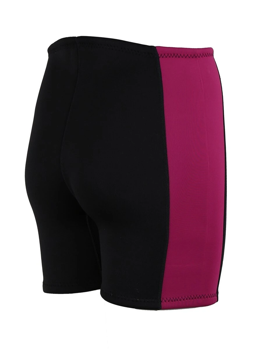 Two Bare Feet Womens Harmony 3mm Wetsuit Shorts (Black / Raspberry) 6 Two Bare Feet Womens Harmony 3mm Wetsuit Shorts (Black / Raspberry) - Image 6