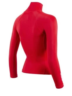 Two Bare Feet Unisex Long Sleeve Rash Vest (Red) -Surf Tide Motion womens long sleeve red 6