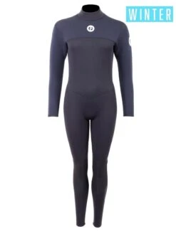 Two Bare Feet Thunderclap 4/3mm Womens Winter Wetsuit (Black)