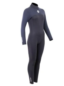 Two Bare Feet Thunderclap 4/3mm Womens Winter Wetsuit (Black) -Surf Tide Motion womens thunderclap 4.3 black 8 2