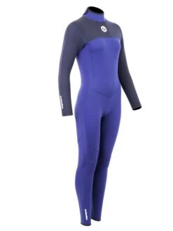 Two Bare Feet Thunderclap 4/3mm Womens Winter Wetsuit (Navy) -Surf Tide Motion womens thunderclap 4.3 navy 8 2