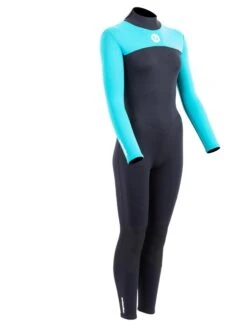 Two Bare Feet Thunderclap 2.5mm Womens Wetsuit (Aqua) -Surf Tide Motion womens thunderclap full wetsuit aqua 8