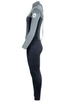 Two Bare Feet Thunderclap Pro 3/2mm Womens Wetsuit (Black/Delta Grey) -Surf Tide Motion womens thunderclap pro delta grey 3 7