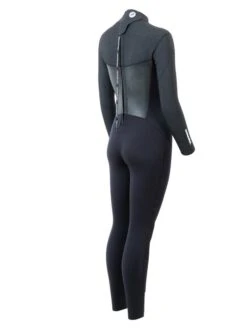 Two Bare Feet Thunderclap Pro 4/3mm Womens Winter Wetsuit (Black/Dark Grey) -Surf Tide Motion womens thunderclap pro 4.3 grey 6