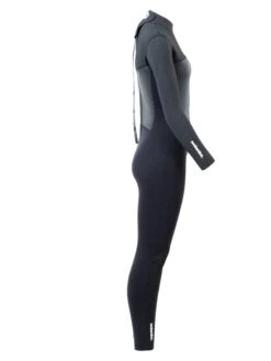 Two Bare Feet Thunderclap Pro 4/3mm Womens Winter Wetsuit (Black/Dark Grey) -Surf Tide Motion womens thunderclap pro 4.3 grey 7