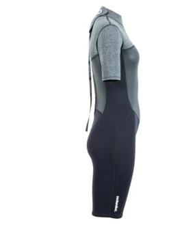 Two Bare Feet Thunderclap Pro 3/2mm Womens Shorty Wetsuit (Black/Delta Grey) -Surf Tide Motion womens thunderclap pro shorty delta 7