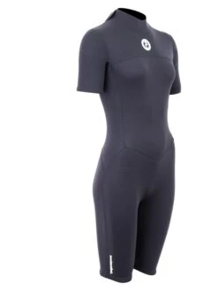 Two Bare Feet Thunderclap 2.5mm Womens Shorty Wetsuit (Black) 15 Two Bare Feet Thunderclap 2.5mm Womens Shorty Wetsuit (Black) -Surf Tide Motion womens thunderclap shorty wetsuit black 8