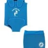 Essentials Baby Swim Kit - Wrap + Nappy Shorts (Aqua)
