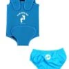Essentials Baby Swim Kit - Wrap + Swim Nappy (Aqua)