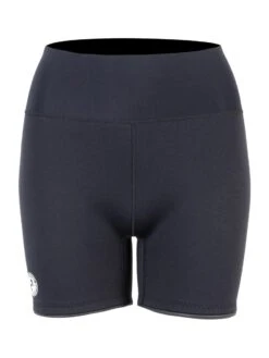 Two Bare Feet Womens Aspect Fleece Lined Zipless Thermal 2.5mm Superstretch Wetsuit Top & Hotpants Set (Black/Grey) -Surf Tide Motion wswyss 2 1