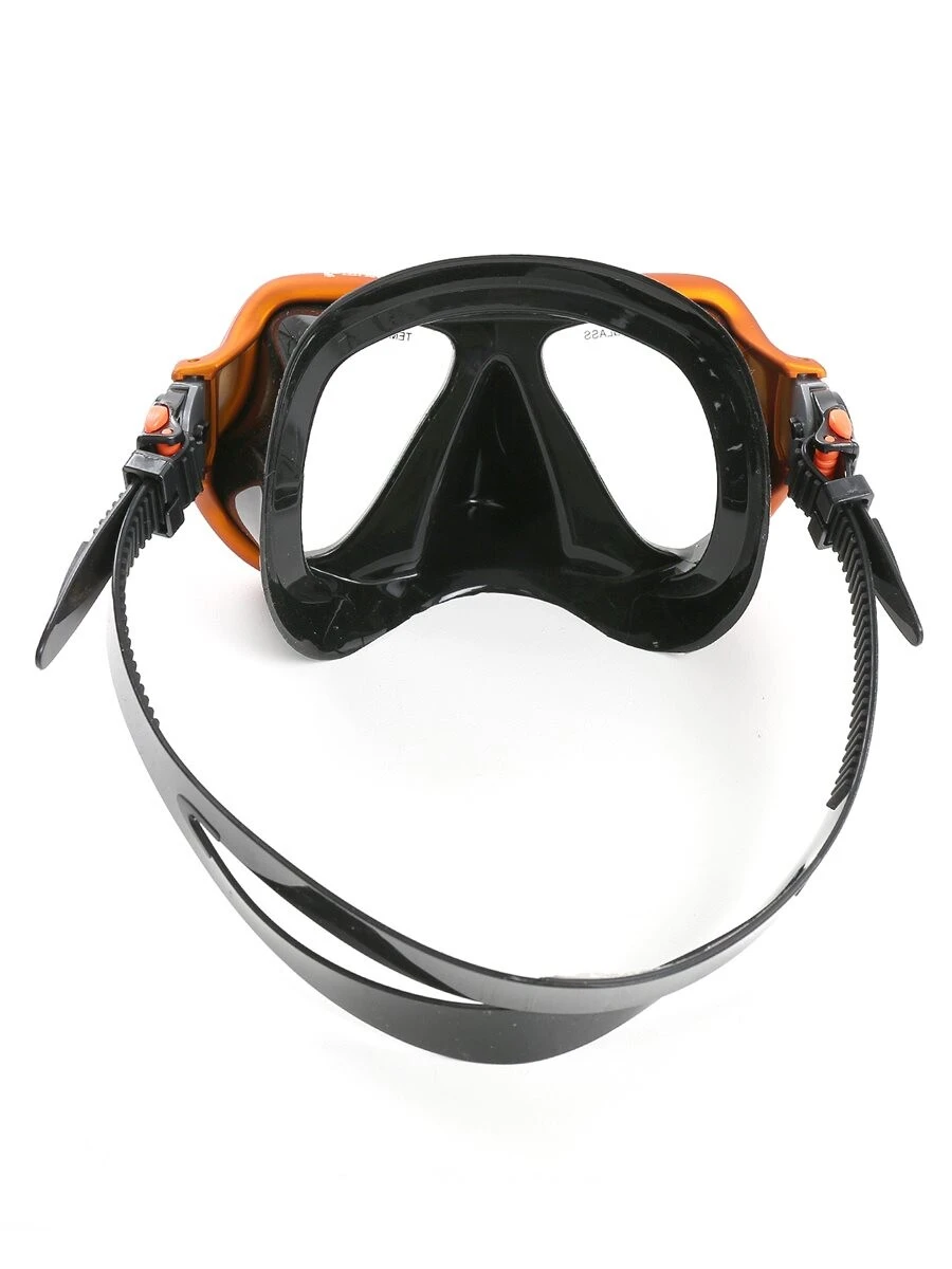 X-Dive Silicone Mask (Orange / Black) 6 X-Dive Silicone Mask (Orange / Black) - Image 6